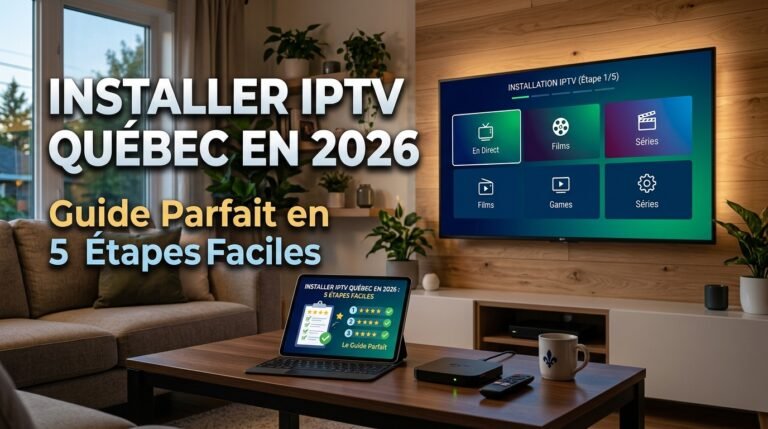 Installer IPTV Québec en 2026