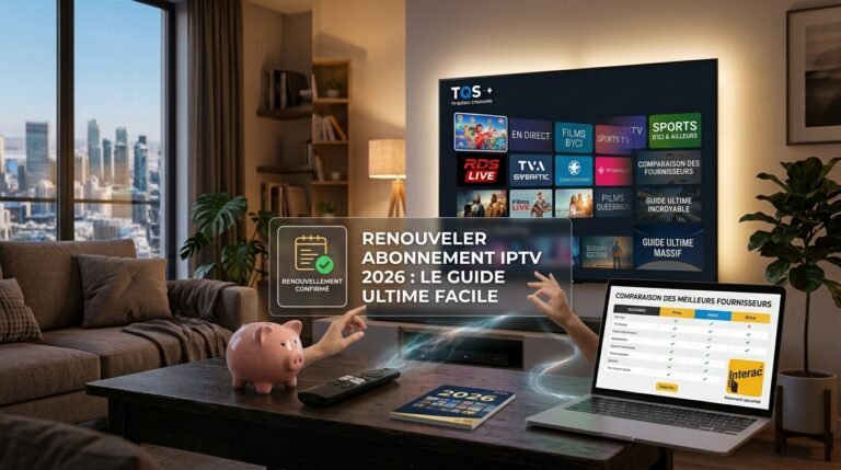 Renouveler Abonnement IPTV 2026 : Le Guide Ultime Facile