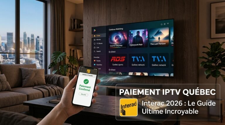 Paiement IPTV Québec Interac 2026 : Le Guide Ultime Incroyable